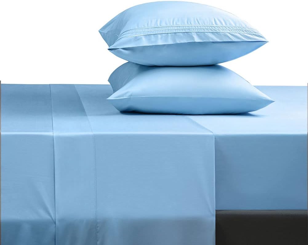SONORO KATE Bed Sheet Set Super Soft Microfiber 1800 Thread Count Luxury Egyptian Sheets Fit 18-24 Inch Deep Pocket Mattress Wrinkle-6 Piece (Dark Grey, Queen)