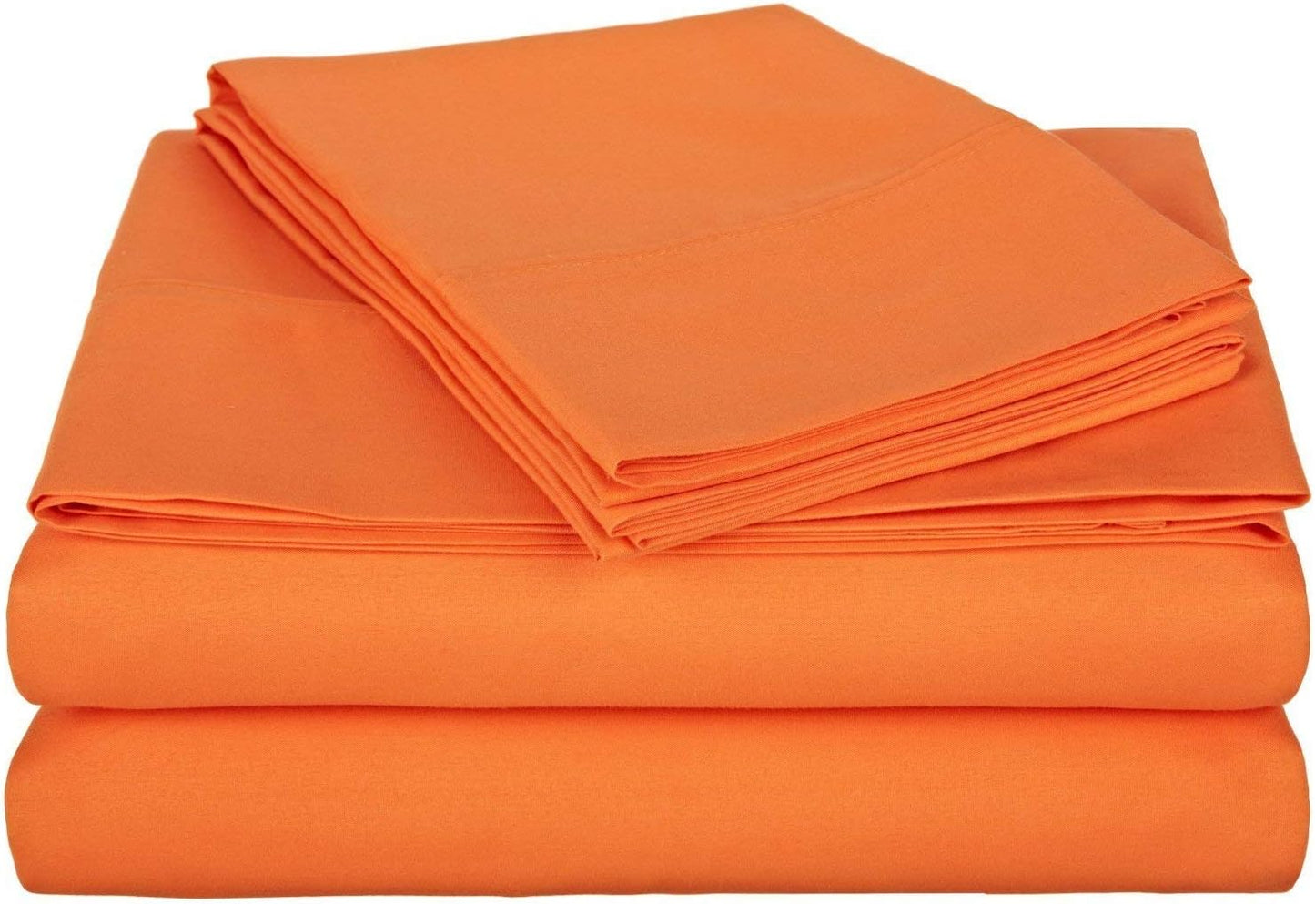 Full XL 100% Microfiber Double Brushed Sheet Set - Extra-Soft, Breathable & Wrinkle-Free - 15" Deep Pockets, 54" x 80" - Ideal for Extra Long Full Beds - 4PC Set (Full XL, White)