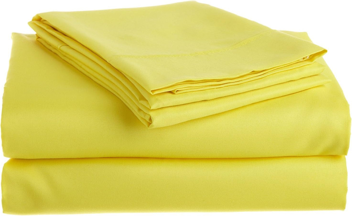 Full XL 100% Microfiber Double Brushed Sheet Set - Extra-Soft, Breathable & Wrinkle-Free - 15" Deep Pockets, 54" x 80" - Ideal for Extra Long Full Beds - 4PC Set (Full XL, White)