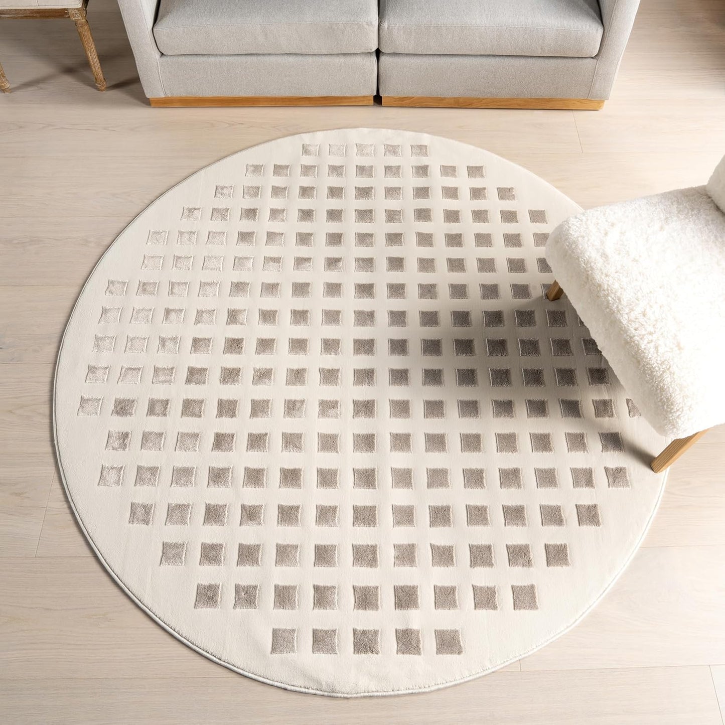 nuLOOM Alaiya Checkered 4x6 Machine Washable Area Rug for Living Room Bedroom Dining Room Kitchen, Green